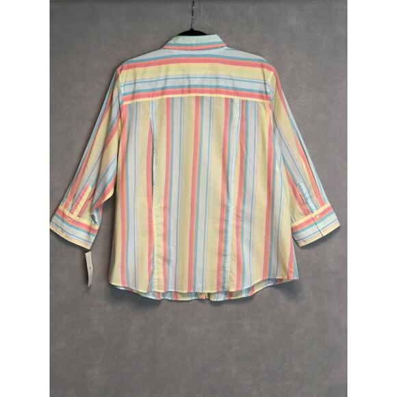 Tommy Hilfiger Stripe Top Women's Size 16 Cotton NEW - Picture 5 of 6